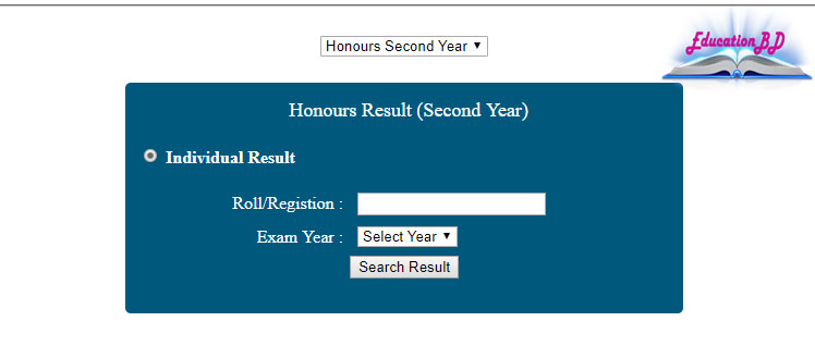 National University Honours 2nd Year Result 2024