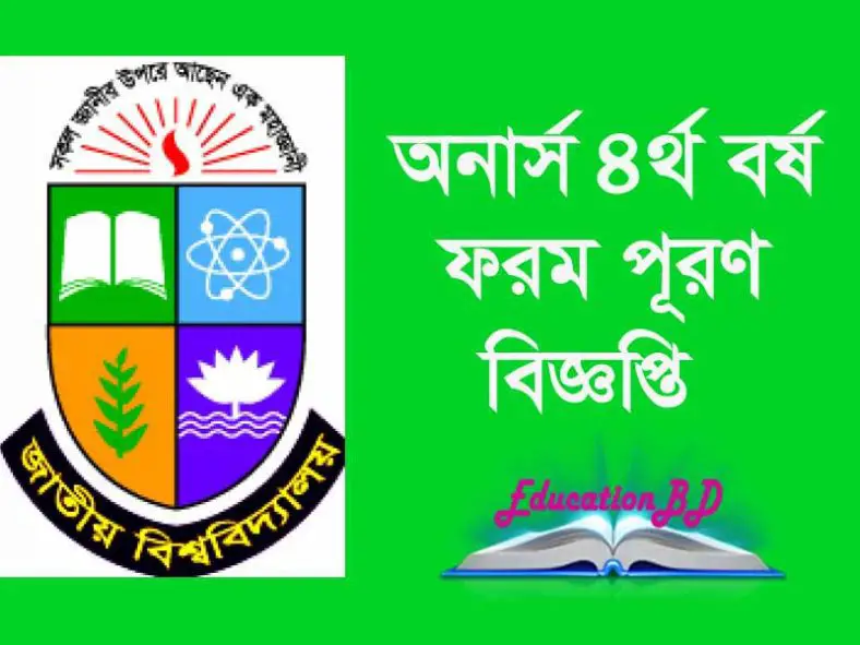 Honours 4th Year Form Fill up 2025(প্রকাশিত)- [Session 2019-20]