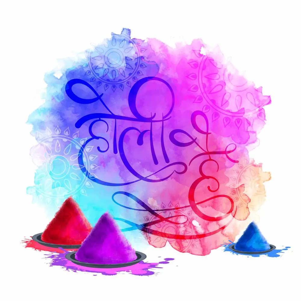 holi mubarak in hindi font