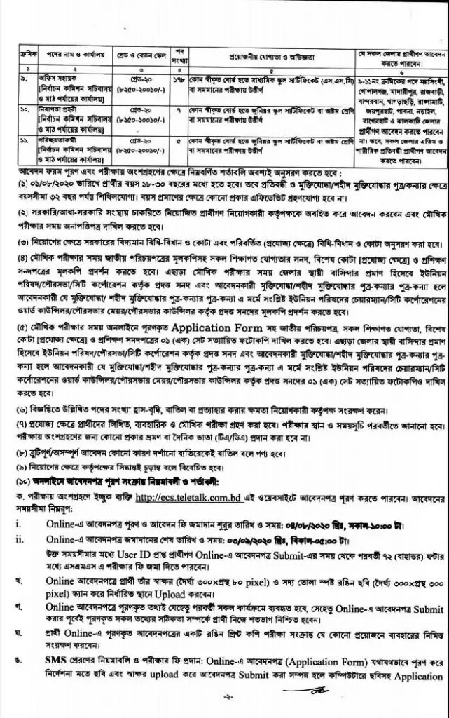 Bangladesh Election Commission Job Circular 2020
