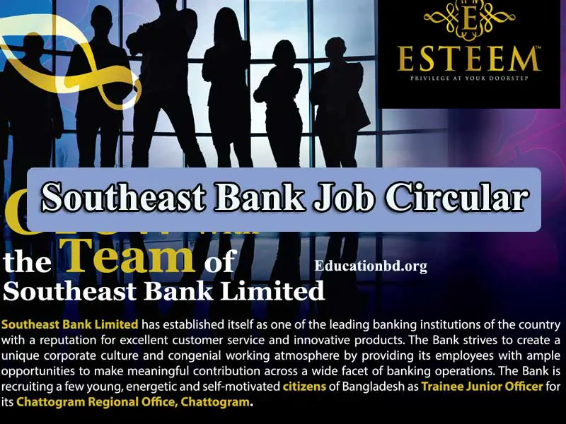 Southeast Bank Job Circular 2021