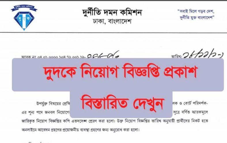 Anti Corruption Commission Job Circular 2021-acc.teletalk.com.bd