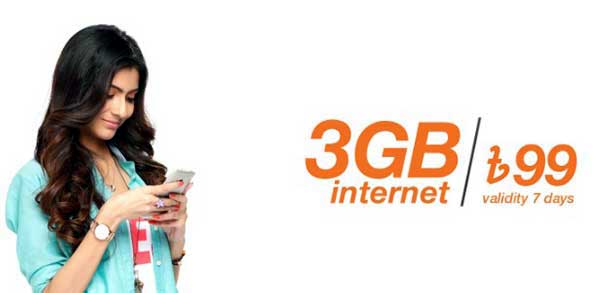 Banglalink 3 GB Internet Offer Two