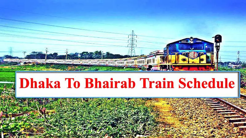 Dhaka to Bhairab Train Schedule