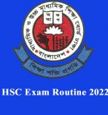 HSC Exam Routine 2022