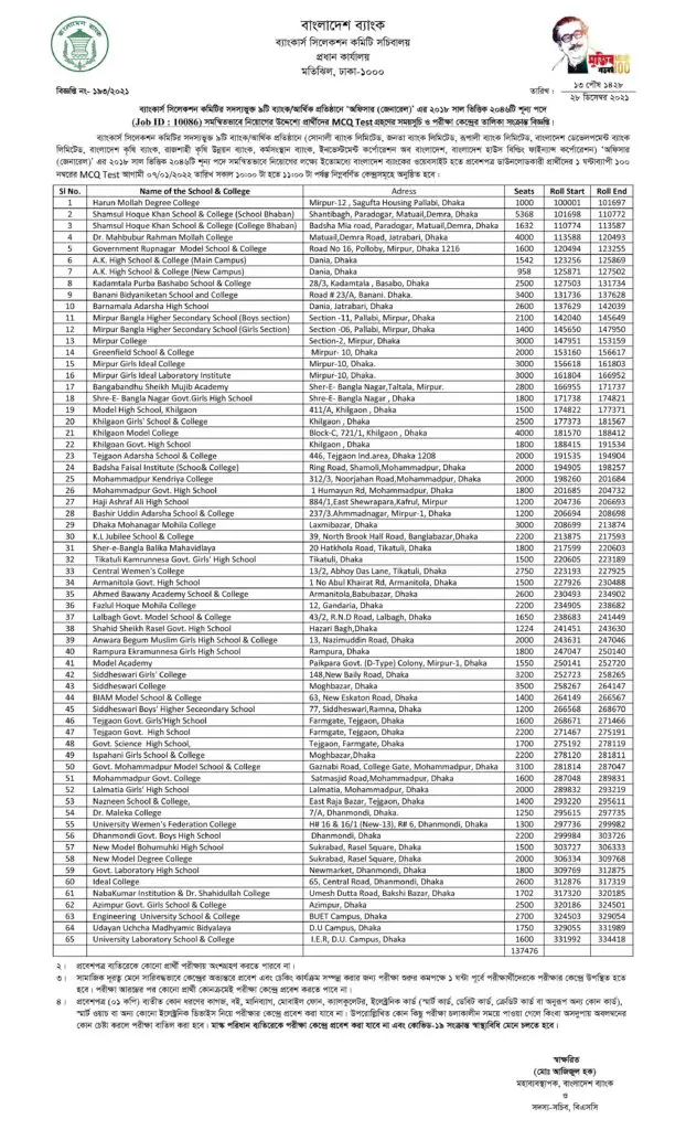 Combined 9 Bank Officer Job Exam Date 2021