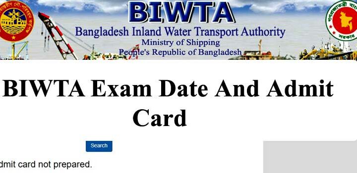 BIWTA Exam Date 2021
