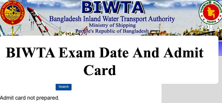 BIWTA Exam Date 2022