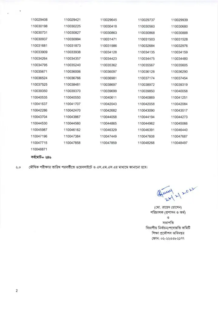 EEDMOE Exam Result 2022