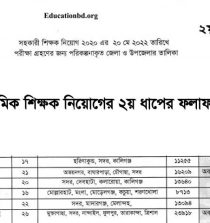 Primary 2nd Phase Result 2024