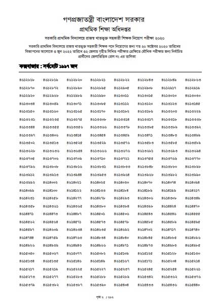 Primary 3rd Phase Exam Result 2022