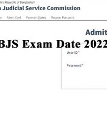 15th BJS Exam Date 2022