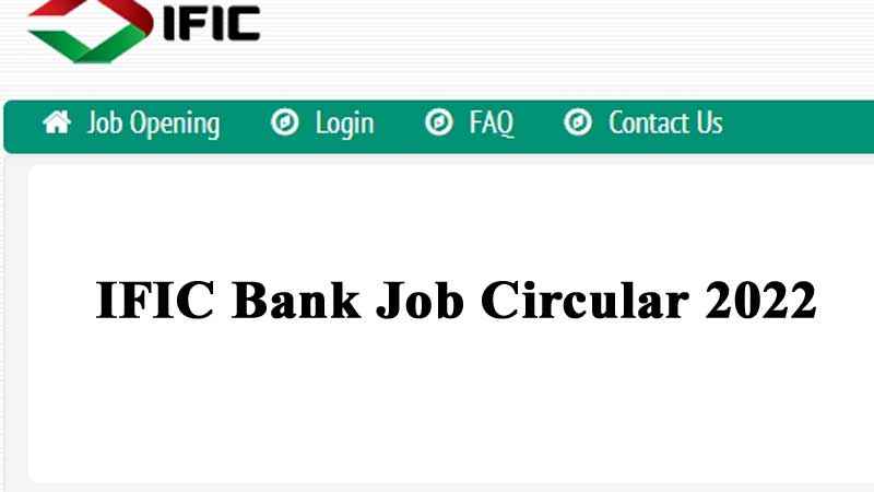 IFIC Bank Job Circular 2022