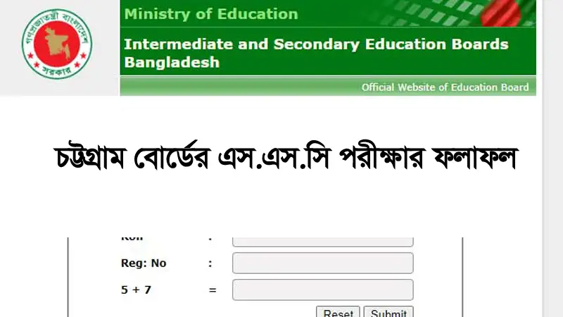 SSC Result 2023 Chittagong Board