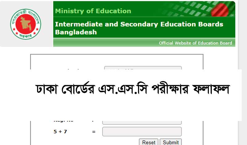 SSC Result 2024 Dhaka Board