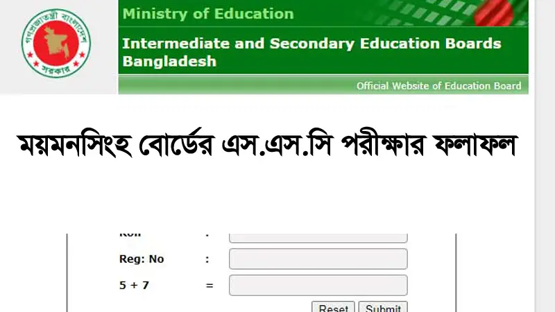 SSC Result 2024 Mymensingh Board