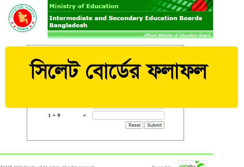 SSC Result 2023 Sylhet Board