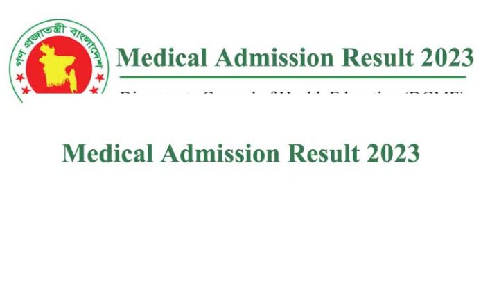 Medical Admission Result 2023