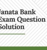 Janata Bank Exam Question Solution 2023