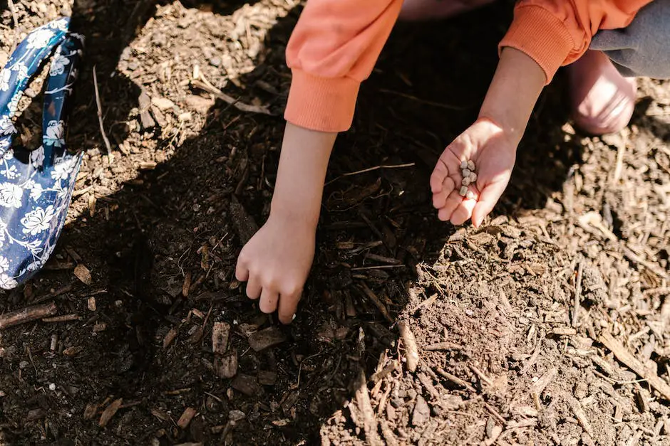 Illustration of children planting seeds and watching them grow, demonstrating the joy of gardening and learning about plants